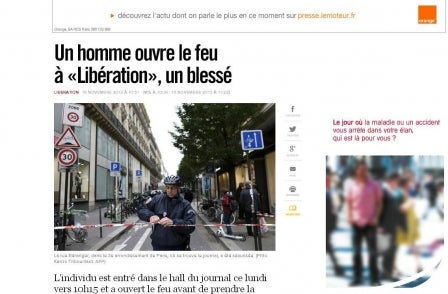 French photographer shot during gun attack in Paris newsroom